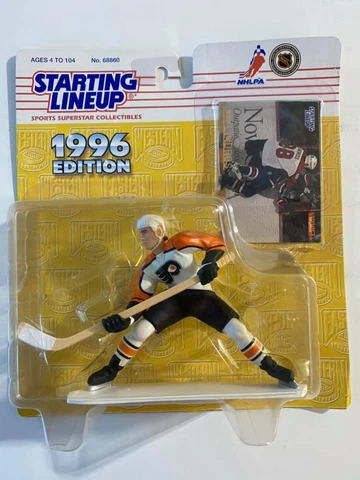 1996 NHL Starting Lineup ERIC LINDROS Figure & Card  Philadelphia Flyers Cover