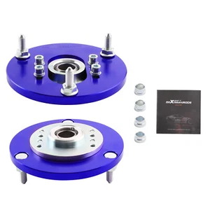 Rueda de placas de inclinación Coilover azul para BMW Serie 3 E46 320 323 M3 sombrero de copa delantero - Imagen 1 de 12