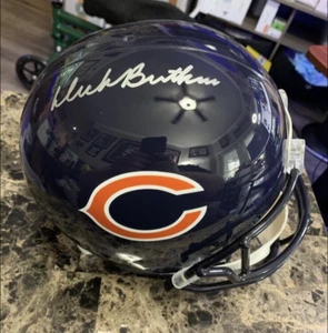 Chicago Bears DICK BUTKUS full Size Replica Helmet Autographed COA - Picture 1 of 2