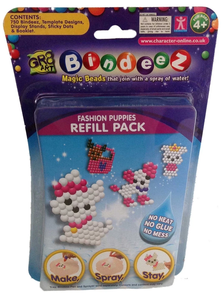 Bindeez Refill Packs - 750 Beads - FASHION PUPPIES - NEW - Image 1 of 1
