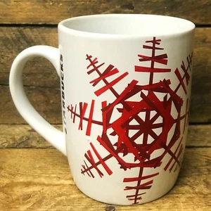 Taza de copo de nieve roja de colección Starbucks 2012 - Imagen 1 de 6