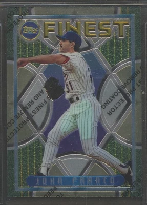 1995 Topps Finest #131 John Franco New York Mets  w/ coating - Image 1 of 2