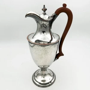 ANTIQUE VASE SHAPED COFFEE JUG SILVER PLATE 19TH CENTURY - Picture 1 of 8