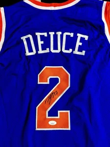 Miles Deuce Mcbride Signed Jersey New York Knicks JSA Certified - Picture 1 of 1