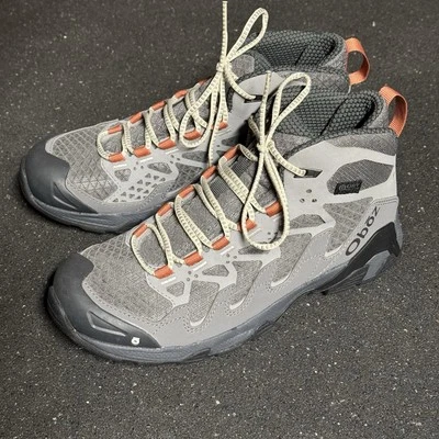 Oboz Cirque Mid Bdry Gray Waterproof Hiking Shoes Boots NEW Women's Sz 7 - Image 1 of 4