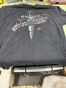 harley davidson t shirt L Pittsburgh Distressed - Picture 1 of 4
