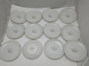 Kaysons Fine China Golden Rhapsody 1962 set di 12 piccoli piatti - Foto 1 di 6