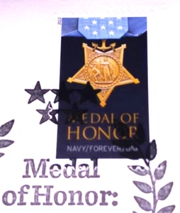 World War 2 Navy Medal of Honor - 2013 22kt Golden Replica Stamp Gold Replicas - Bild 1 von 4