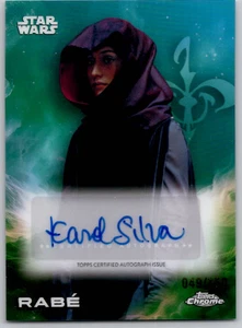 2025 Topps Chrome Star Wars Rabé Autograph /150 A-KCS - Bild 1 von 2