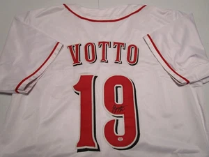 Joey Votto #19 Cincinnati Reds signiertes Trikot weiß - Bild 1 von 2