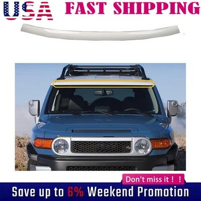 Se adapta a Toyota FJ Cruiser 2007-2014 nuevo parabrisas superior blanco revelación moldura Foto 1 de 4