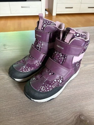 Original GEOX Winterstiefel Mädchen Gr. 33 Stiefel Schnee Schuhe Wasserdicht - Bild 1 von 4