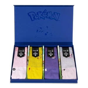 Pokemon Box Set 4 Stück Herren Crew Socken Stance - Bild 1 von 2