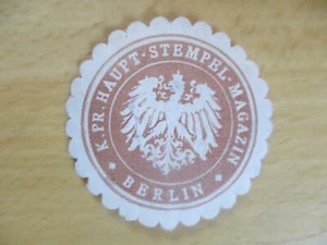 (33035) Siegelmarke - K. Pr. Haupt-Stempel-Magazin Berlin - Bild 1 von 1