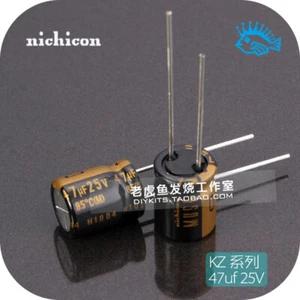47uf 25V KZ MUSE series Nichicon Japan fever audio electrolytic capacitor 10X12 - Picture 1 of 2