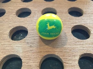 Vintage | "John Deere" | Green Print on Yellow Marble - Picture 1 of 4