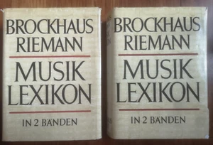 Brockhaus Riemann Musiklexikon : in 2 Bänden A-K und L-Z NEU 1978 Vintage RARE - Bild 1 von 4