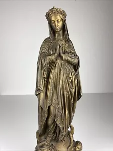 Jean Jules Cambos Heiligenfigur Skulptur Maria Immaculata Madonna Engel Antik - Bild 1 von 14