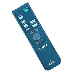 Sony LCD Projector Remote Control RM-PJM500 Black - Has Been Tested - Picture 1 of 9