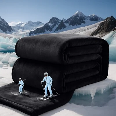 Manta de lana Noches de invierno Manta acolchada Sofá Cama Mantas Foto 1 de 4