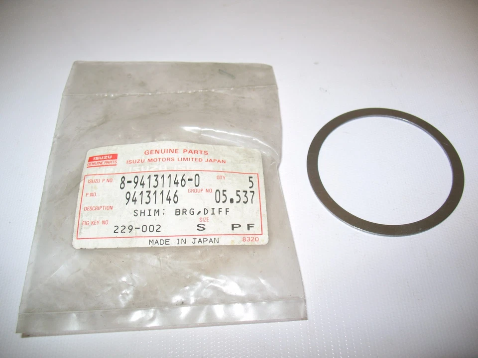 Nuevo OEM 1985-1992 Isuzu Impulse I-Mark Diferencial Puente Lateral Cuña Foto 1 de 1