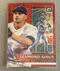 2022 Donruss Optic Diamond Kings Red Pandora Prizm Corey Seager #09/99! Rangers
