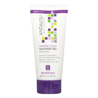 Andalou Naturals Shower Gel - Lavender Thyme Refreshing - 8.5 fl oz - Image 1 of 2