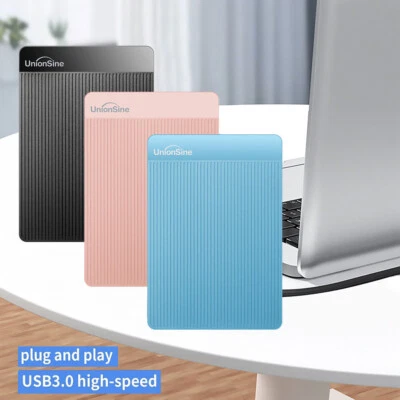 1TB 2TB Externe Festplatte Portable,USB 3.0 5Gbps, PC Mac Laptop Speicher HDD - Bild 1 von 4
