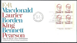 Canada # 591 LRpb "LESTER B. PEARSON" Brand New 1973 Block Issue - Picture 1 of 2