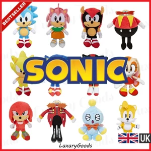 🔵Sonic the Hedgehog Peluche Juegos Peluche Juguete Colas Nudillos Sombra NUEVO🔵 - Imagen 1 de 68