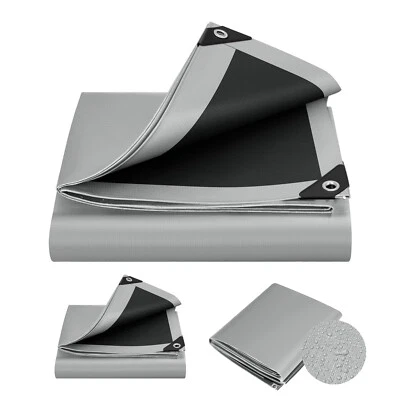 WOLTU Abdeckplane Gewebeplane Plane Gartenplane Holzplane Schutzplane LKW Plane