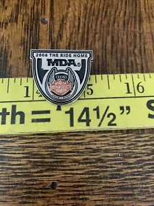 Harley Davidson 105th Anniversary MDA Pin - 2008 Milwaukee Ride home free Ship - Picture 1 of 3