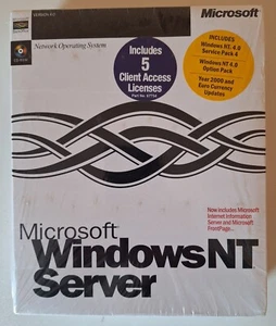 Microsoft Windows NT Server 4.0 - New Shrink wrapped - Collectors item - Picture 1 of 5