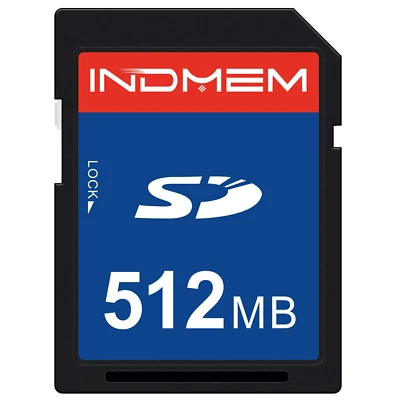 INDEME 512MB SD Card Speicherkarte Memory Card Standard Secure Digital Kostenloser