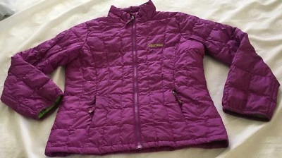 MARMOT Youth Large Berry Quilted Down Jacket-VERY NICE - Image 1 of 4