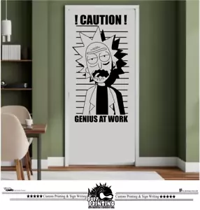 Adesivi Wall Art Citazione Rick Divertente e Mortice Regalo Decorazione SCIENZA Camera da Letto Garage - Foto 1 di 2