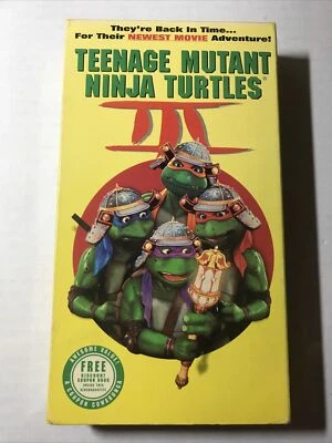 Teenage Mutant Ninja Turtles III  (VHS 1993) - Image 1 of 4