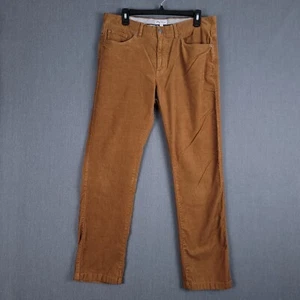 Peter Millar Cordhose Herren 34 (passt 33x30,5) braun dünn Wale 5 Pocket - Bild 1 von 12