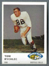 Tom Rychlec 1961 Fleer Buffalo Bills Card #137  EX+ EX/MT