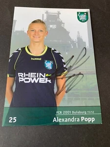ALEXANDRA POPP DFB Olympiasiegerin 2016 signed Autogrammkarte 10x15 - Picture 1 of 1