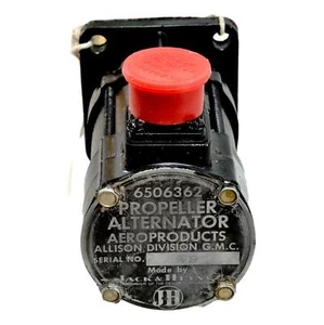 Porpeller Alternator Aircraft Tach Generator PN 6506362 NSN 1610-00-731-4708 - Picture 1 of 11
