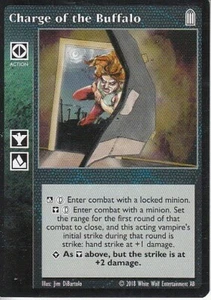 Charge of the Buffalo VTES CCG HttB 2 reprint - Picture 1 of 1