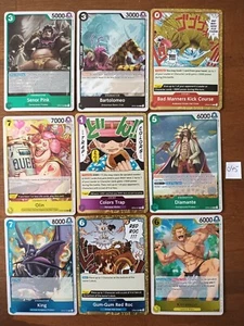 One Piece Card Game Lot of 9 Holos English OP04 NM #045 - Picture 1 of 3