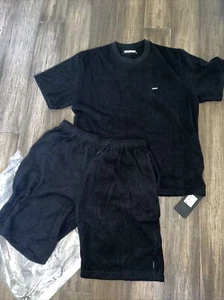 NEIGHBORHOOD HOME PILE SHORT & Shorts CE Set Up Size LARGE New With Tags Black - Picture 1 of 6