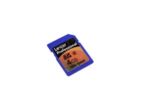 Lexar Professional 4 GB SDHC Class 6 133X Speed Memory Card - Picture 1 of 3