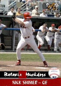 2004 Batavia Muckdogs Team Issue #41 Nick Shimer Fairfax Virginia Baseball Card