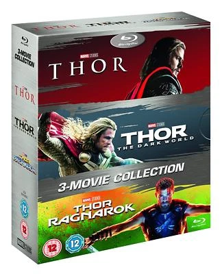 THOR TRILOGY 1 2 3 MOVIE COLLECTION BOXSET BLU RAY 3 DISC BOXSET ALL REGIONS - Image 1 of 3