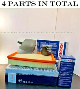 Kit de servicio Bosch Ford Focus MK2 MK3 diésel aceite + aire + combustible + filtros de cabina 2004-2018 - Imagen 1 de 1