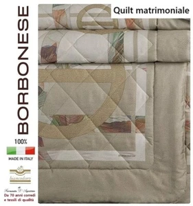 Quilt copriletto trapuntino BORBONESE satin 100% cotone cm. 270 x 270 , 100 gr. - Picture 1 of 11
