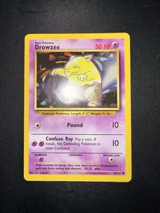 DROWZEE - Juego Base - 49/102 - Común - Carta Pokémon - Edición Ilimitada Casi Nuevo/Como Nuevo - Imagen 1 de 10